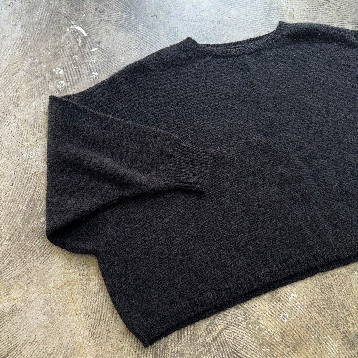 suzuki takayuki alpaca knitted cape（スズキタカユキ アルパカ