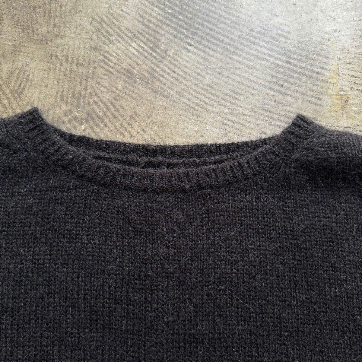 suzuki takayuki alpaca knitted cape（スズキタカユキ アルパカ