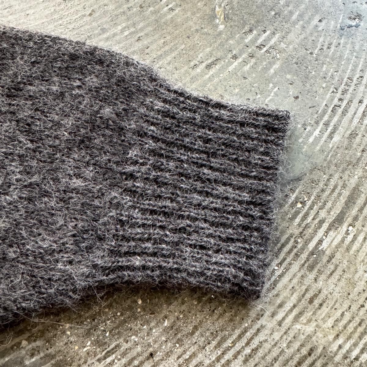 suzuki takayuki alpaca knitted capeʥ業 ѥ ˥åƥɥסHeather charcoal