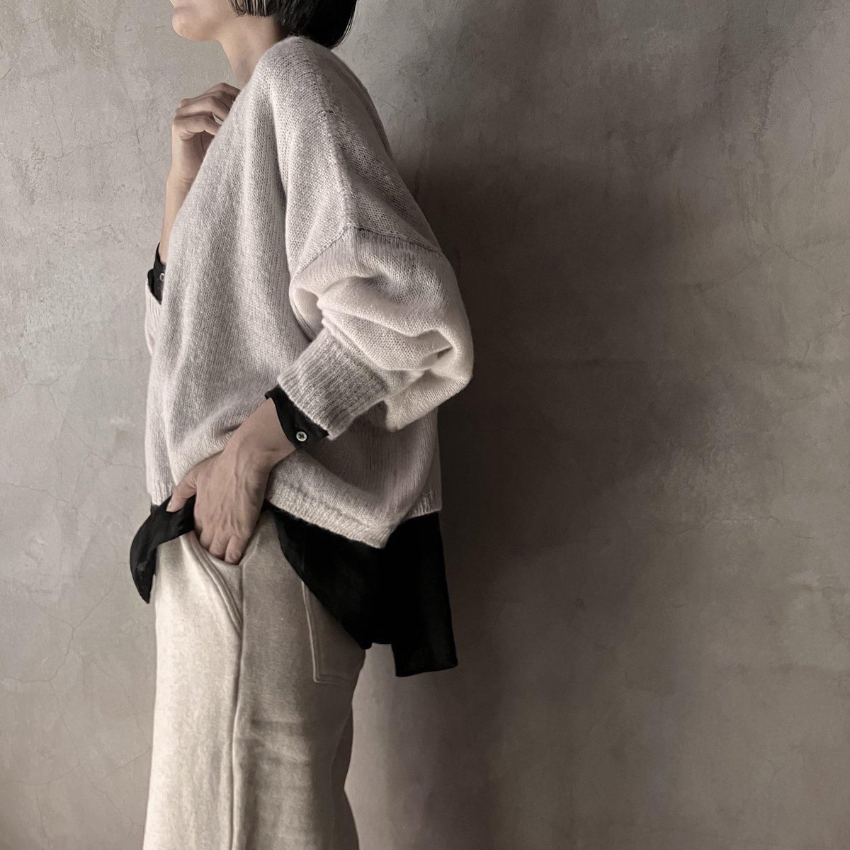 suzuki takayuki alpaca knitted cape（スズキタカユキ アルパカ