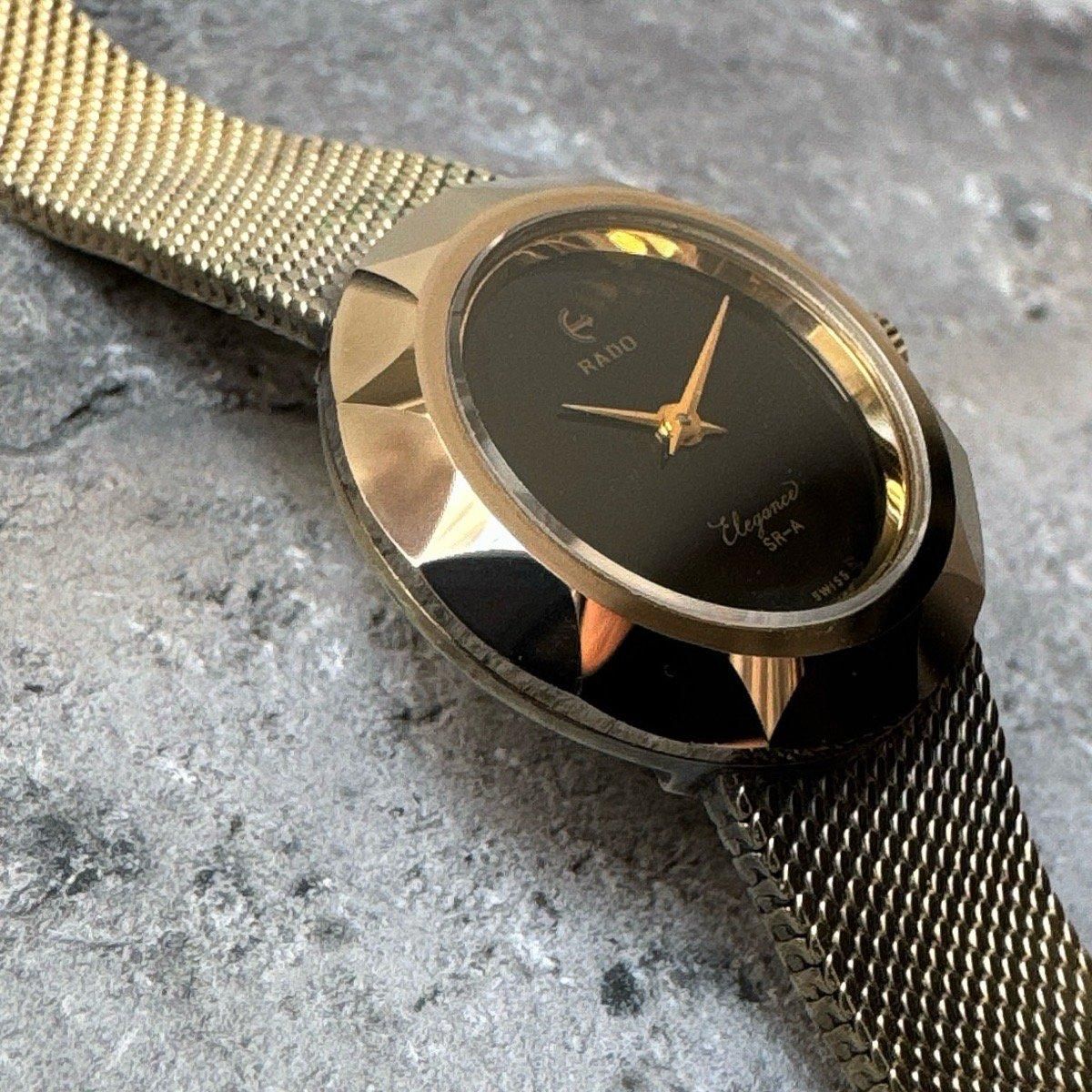 RADO Elegance(ラドー エレガンス)黒文字盤 変わりベゼル 純正 RADO Elegance(ラドー エレガンス)黒文字盤 変わりベゼル 純正