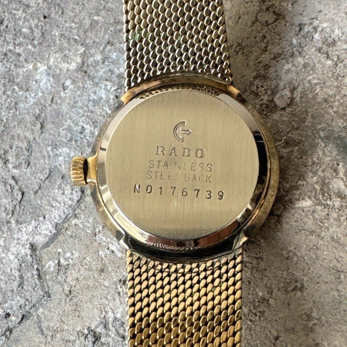 RADO Elegance(ラドー エレガンス)黒文字盤 変わりベゼル 純正 RADO Elegance(ラドー エレガンス)黒文字盤 変わりベゼル 純正