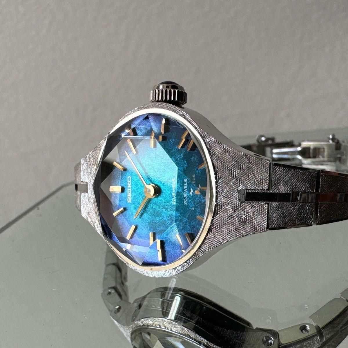 SEIKO ANGEL(セイコー エンジェル)カットガラス 3針 -JeJe SEIKO ANGEL(セイコー エンジェル)カットガラス 3針 -JeJe