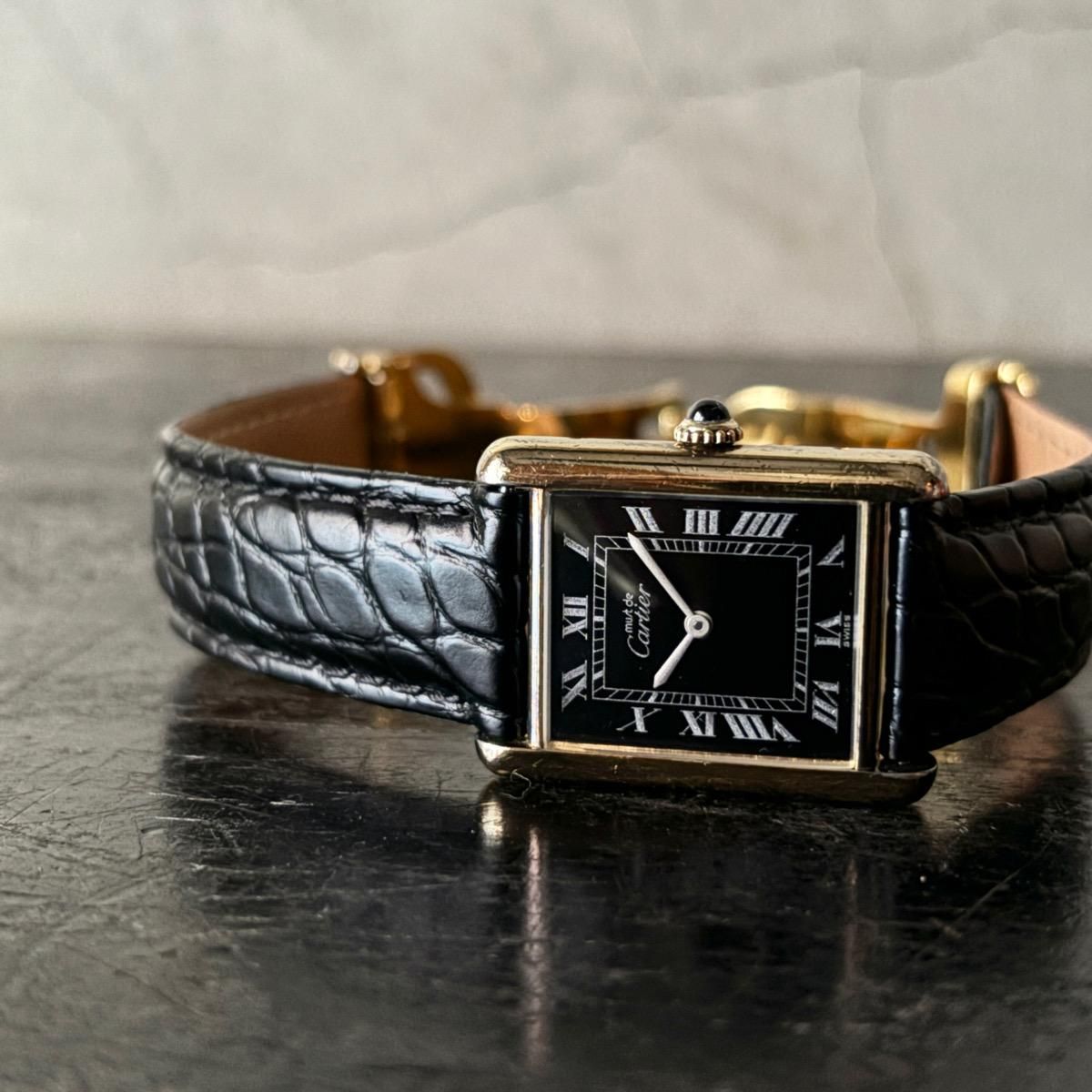 Cartier MUST TANK ʥƥ ޥ 󥯡˹ޥ LM DХå
