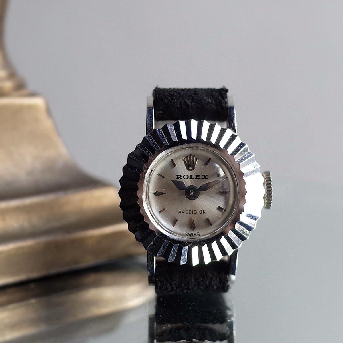 ROLEX PRECISIONʥå ץ쥷18KWG ե롼ƥåɥ٥ 