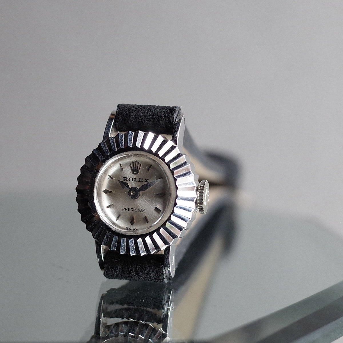 ROLEX PRECISIONʥå ץ쥷18KWG ե롼ƥåɥ٥ 