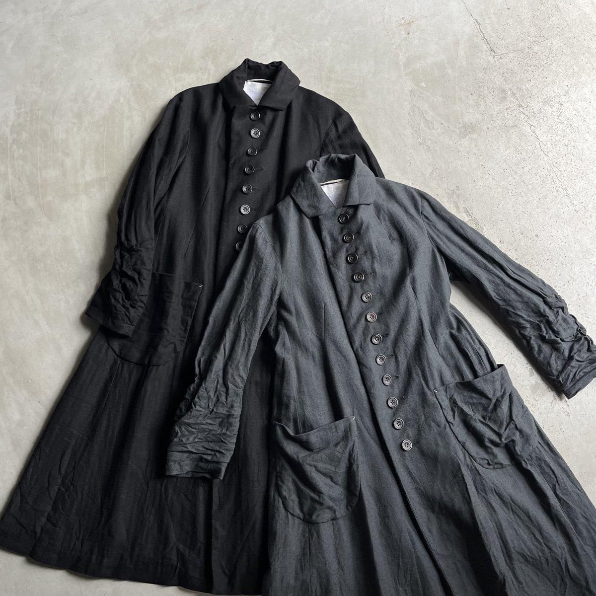 HALLELUJAH ハレルヤウールロングコート 黒 PaulHarnden系 HALLELUJAH ハレルヤウールロングコート 黒 PaulHarnden系