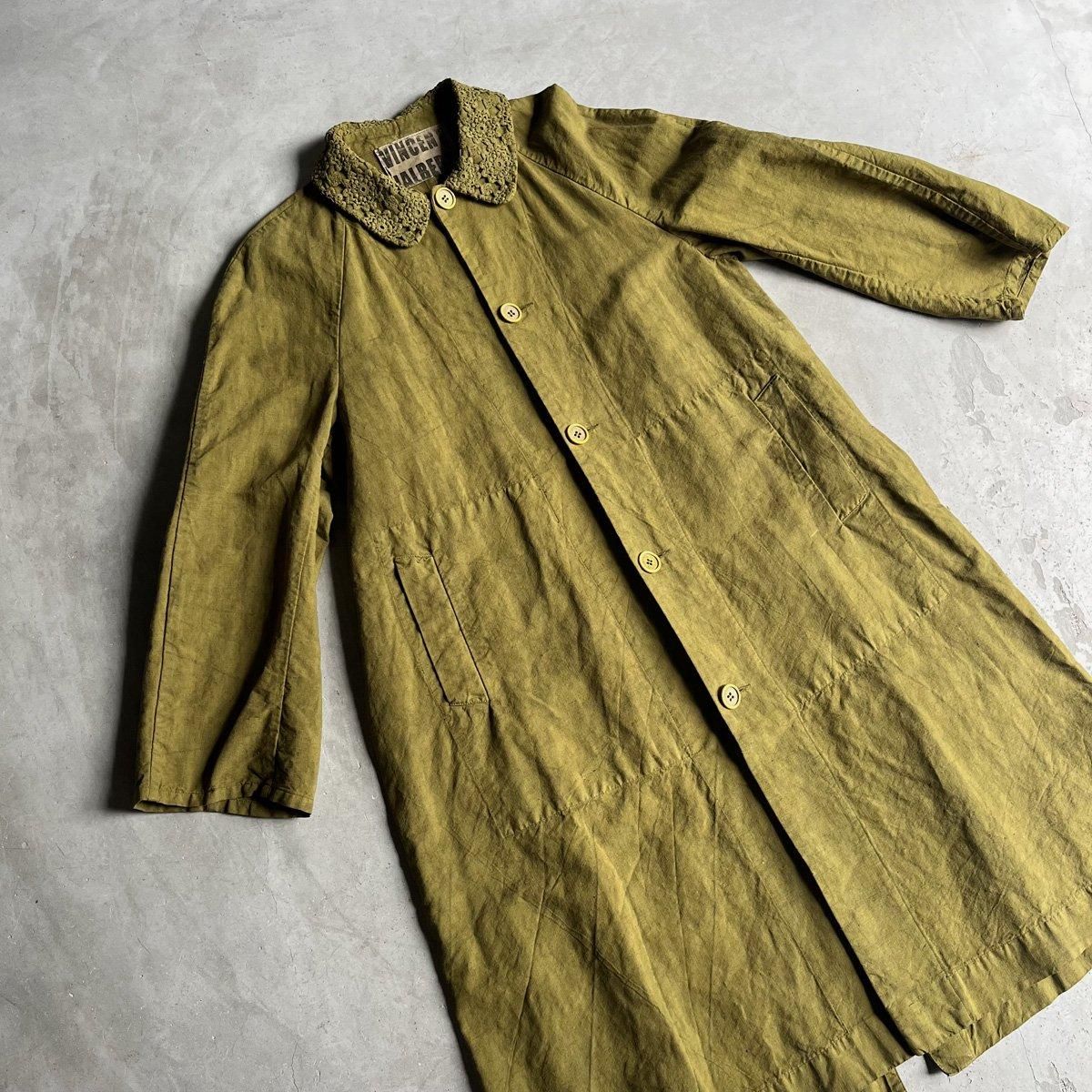 VINCENT JALBERT Lace Collar Coat (󥻥 ١ 졼顼  ) Khaki