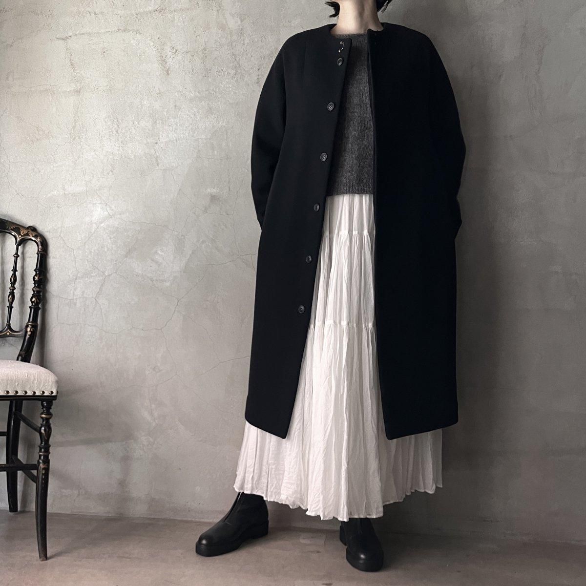 suzuki takayuki no-collar coatʥ業 Ρ顼ȡBlack