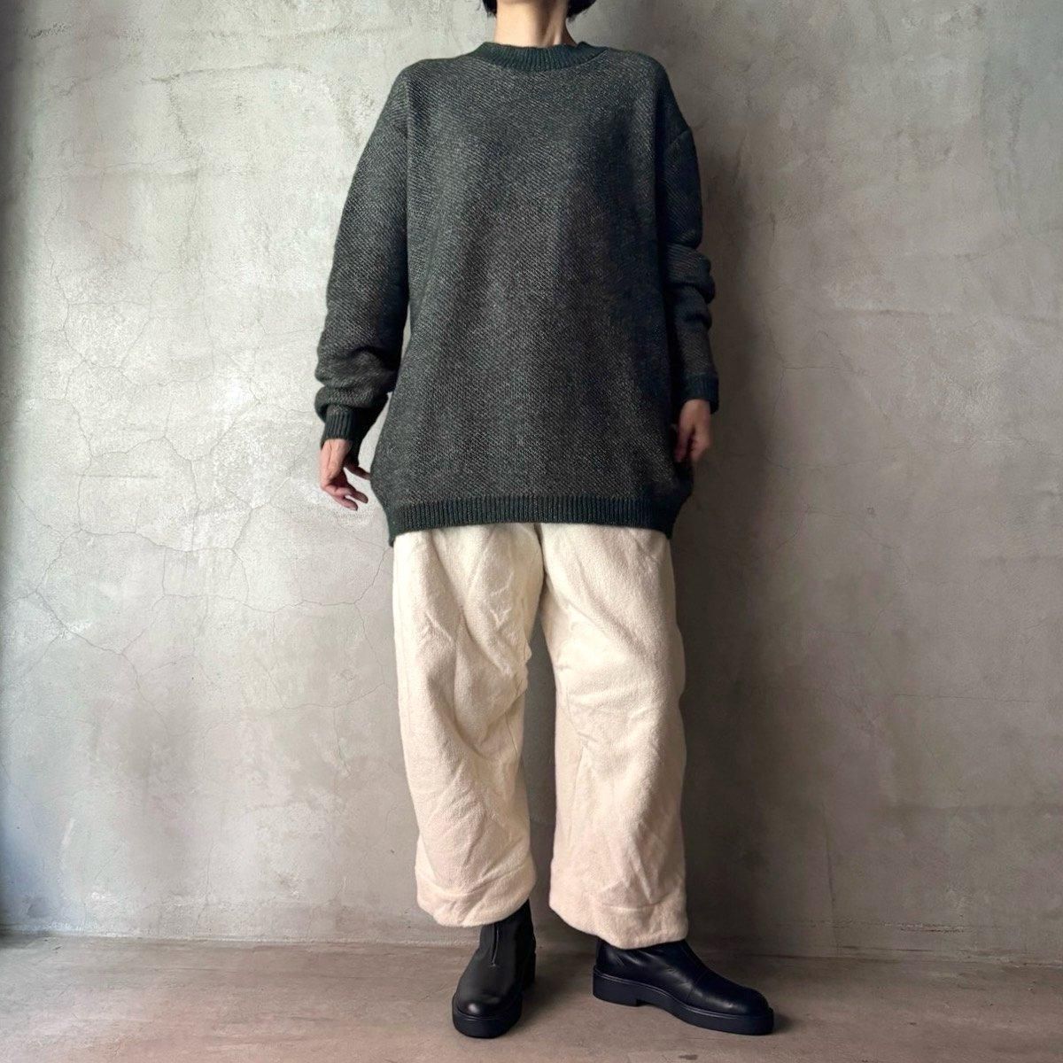 <img class='new_mark_img1' src='https://img.shop-pro.jp/img/new/icons38.gif' style='border:none;display:inline;margin:0px;padding:0px;width:auto;' />20OFFYUTA MATSUOKA ʥ楦ޥĥ˥륷륯ͥ󥯥 ˥å Green  Beige