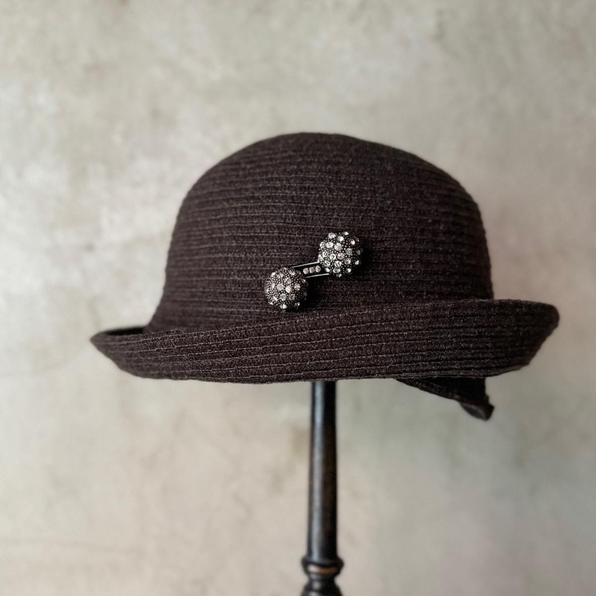 1920-30ǯ ץ饹å 饹 ϥåȥԥPlastic Glass Hat Pin