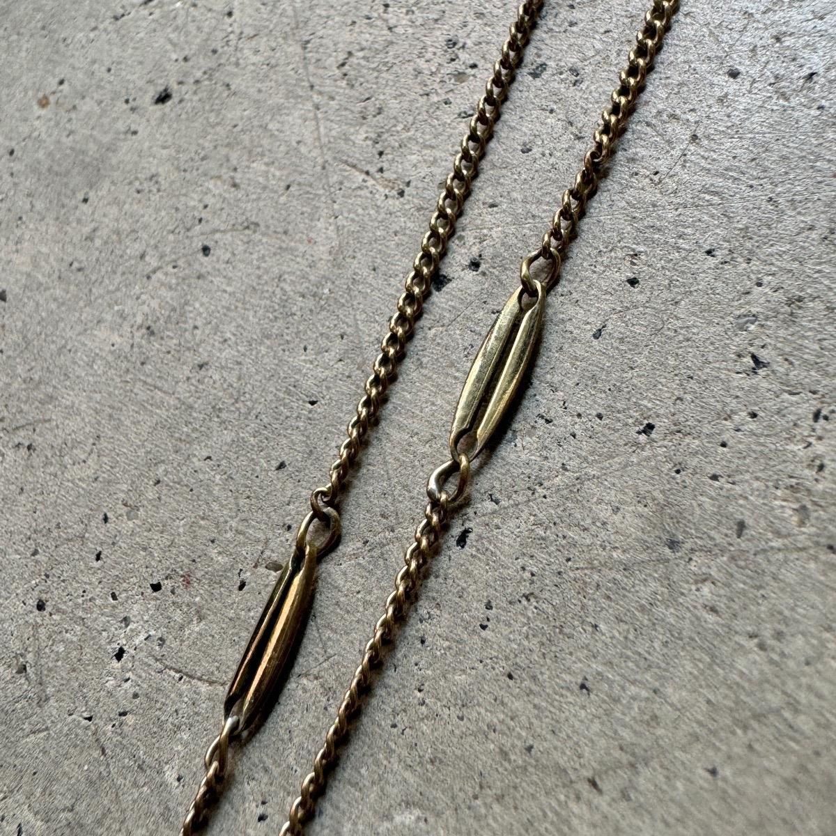 1920-30ǯ ĥ ե ͥå쥹Double gold plate Necklace