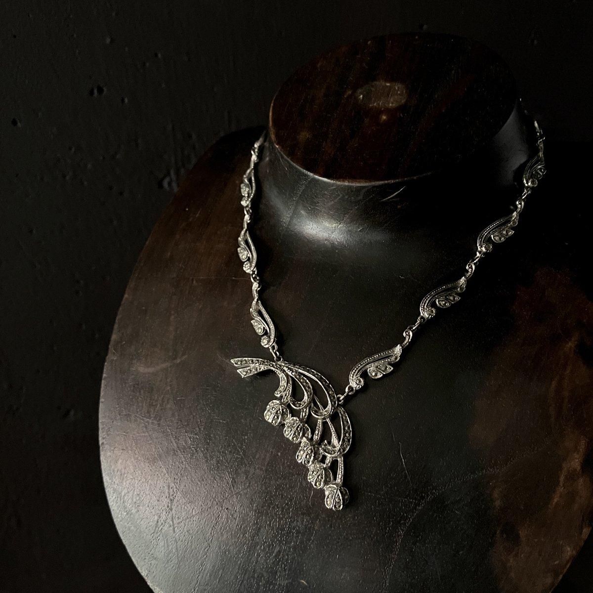 1950ǯ ޡ ᥿  ͥå쥹Marcasite Metal  Necklace