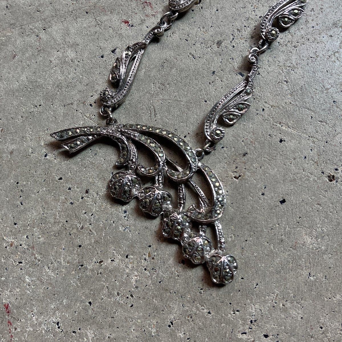 1950ǯ ޡ ᥿  ͥå쥹Marcasite Metal  Necklace