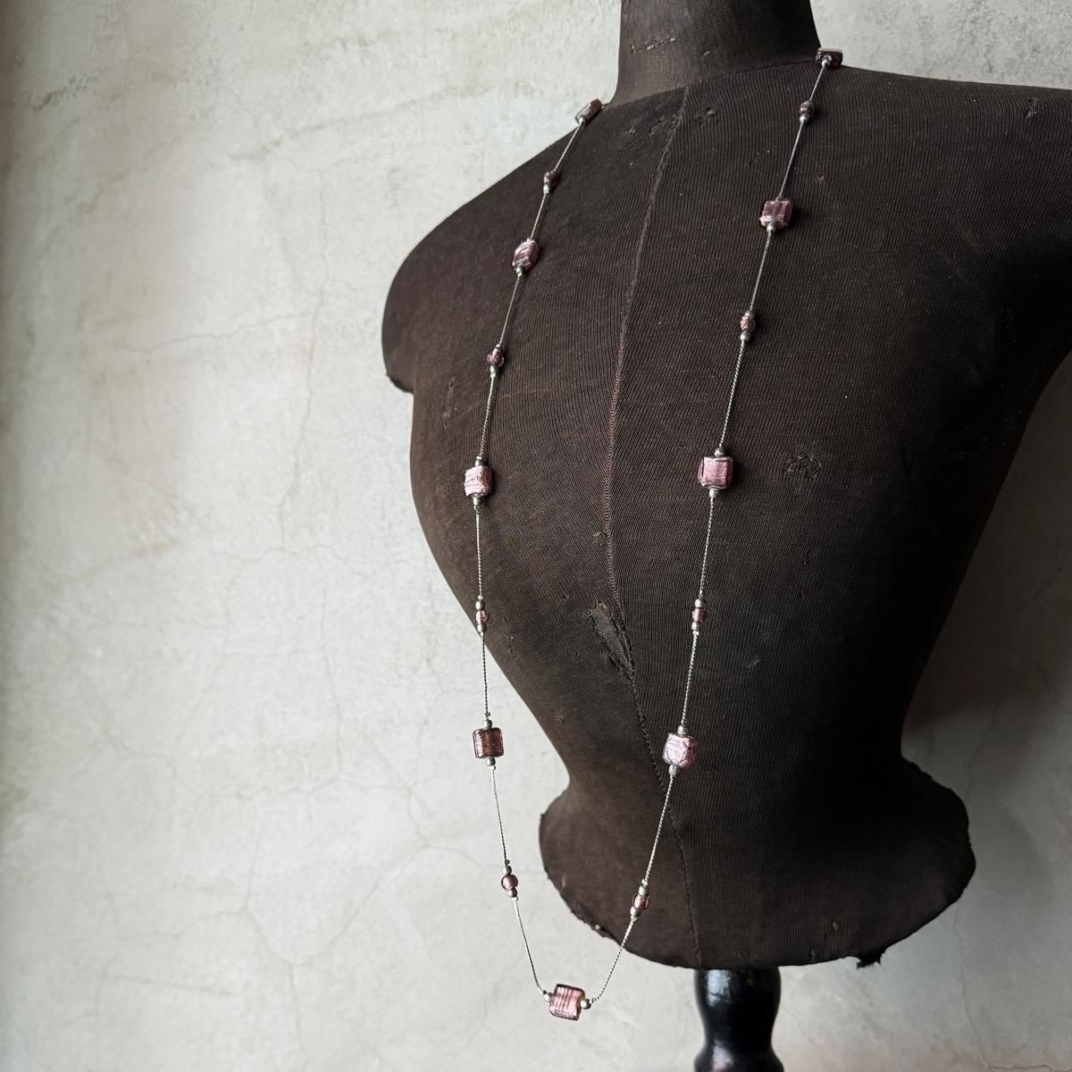 1920-30ǯ ѡץե륬饹 ͥå쥹Glass Necklace