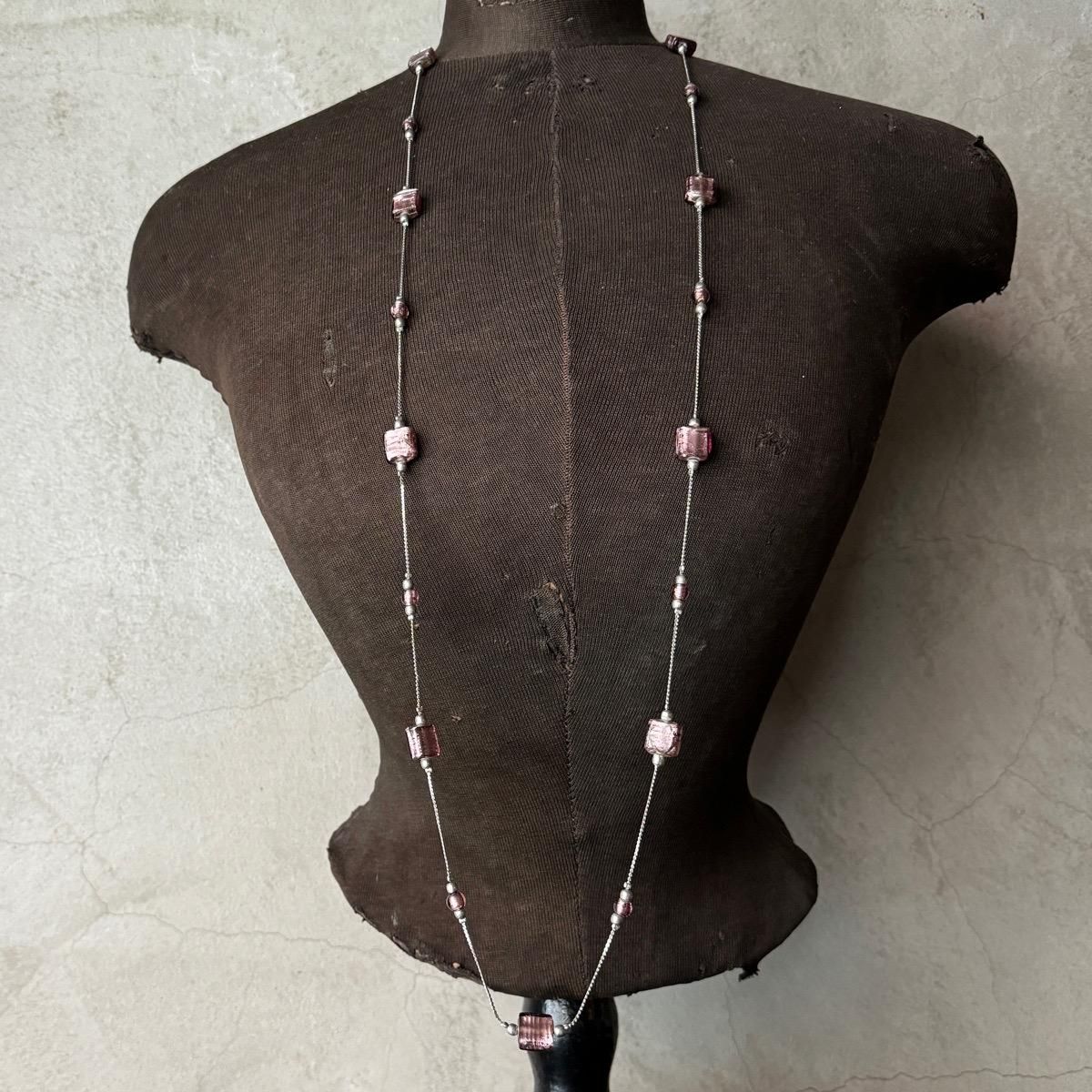 1920-30ǯ ѡץե륬饹 ͥå쥹Glass Necklace