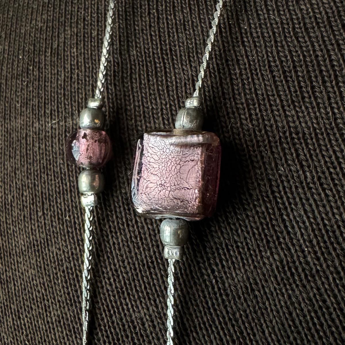 1920-30ǯ ѡץե륬饹 ͥå쥹Glass Necklace