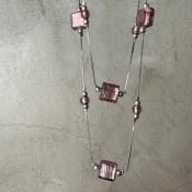 1920-30ǯ ѡץե륬饹 ͥå쥹Glass Necklace