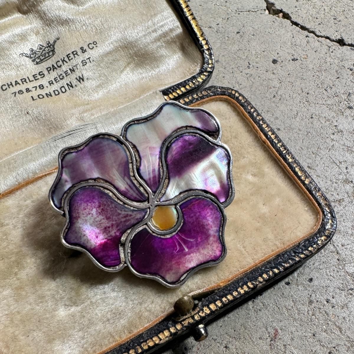 1911ǯ ĥɥե С  ӥ֥Silver Shell Brooch