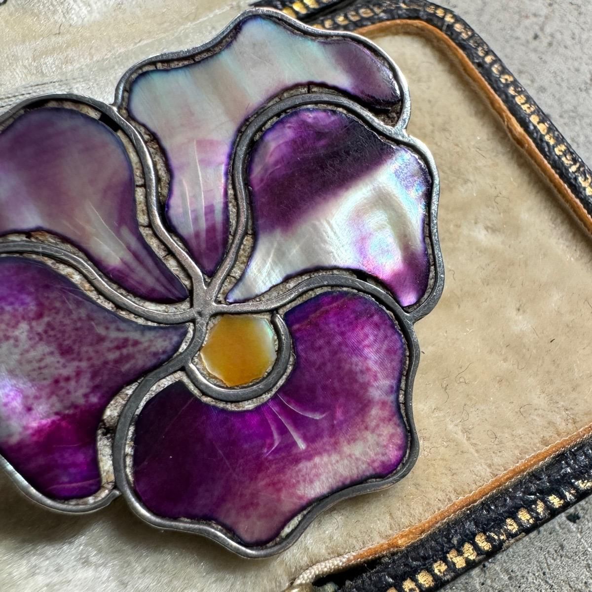 1911ǯ ĥɥե С  ӥ֥Silver Shell Brooch