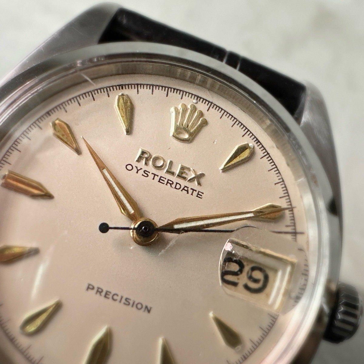 ROLEX OYSTER DATEʥå  ǥȡ˥ӥ͡ ֹ
