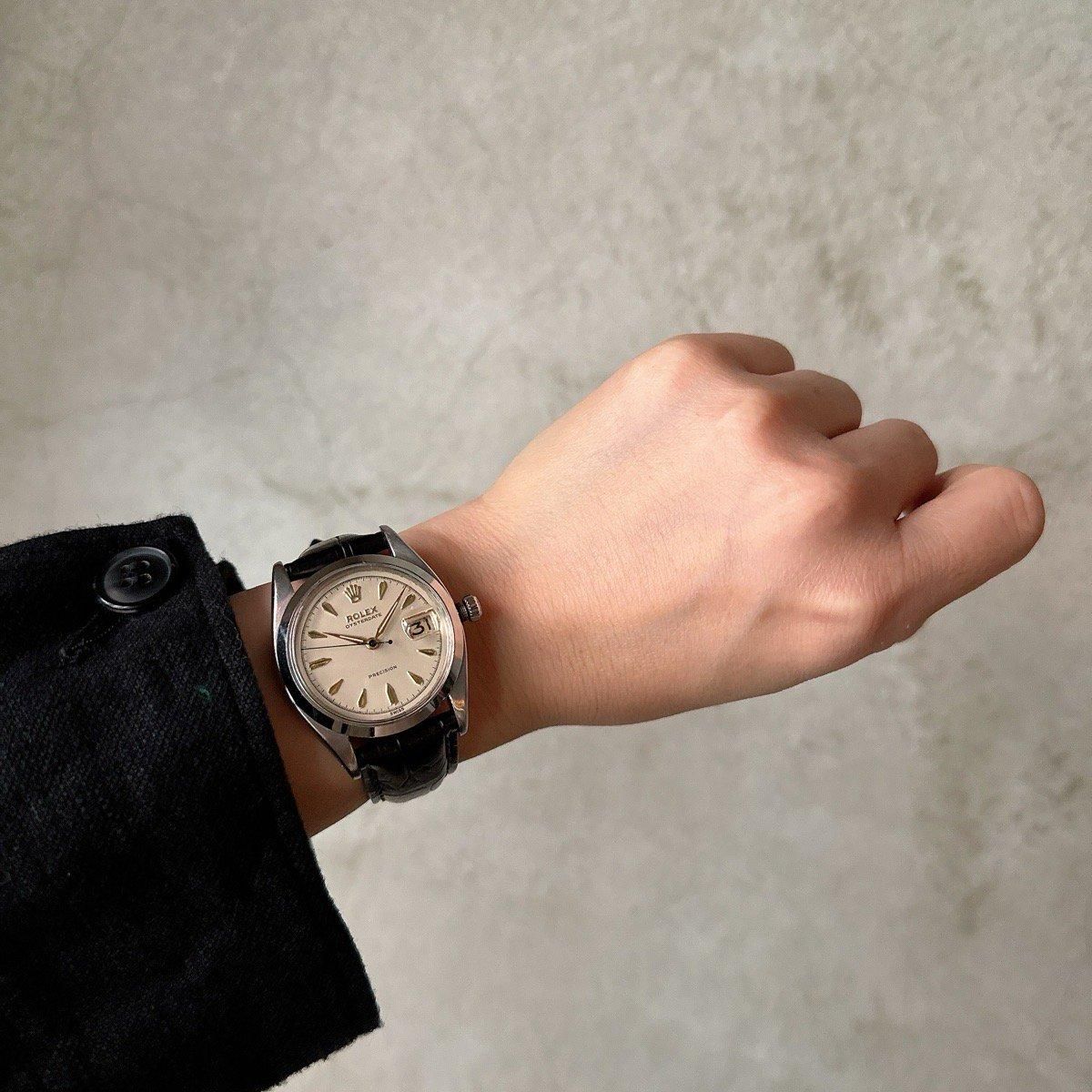 ROLEX OYSTER DATEʥå  ǥȡ˥ӥ͡ ֹ