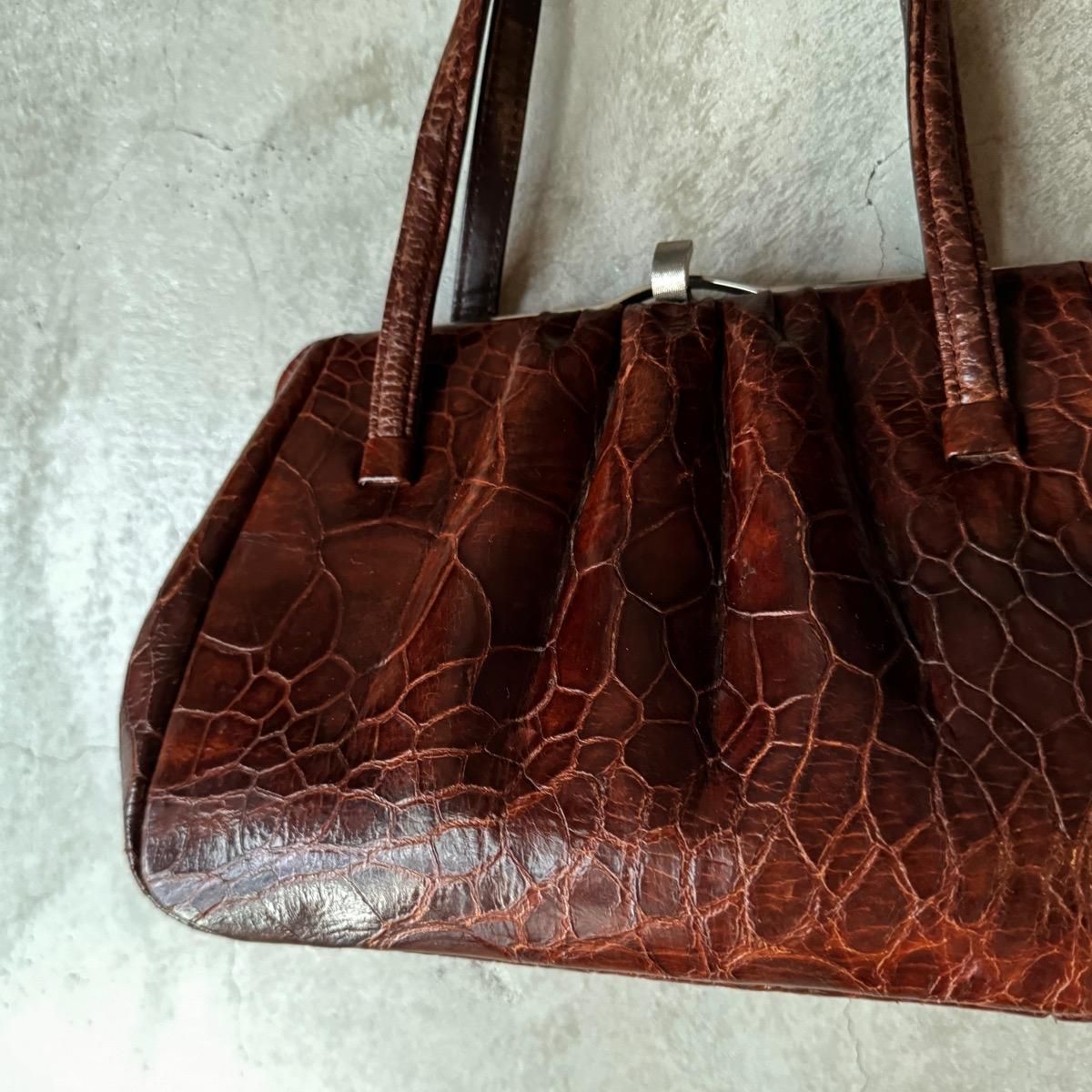 ơ  ϥɥХåVintage Turtle Leather Bag