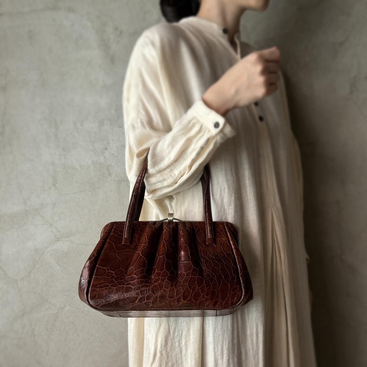 ơ  ϥɥХåVintage Turtle Leather Bag