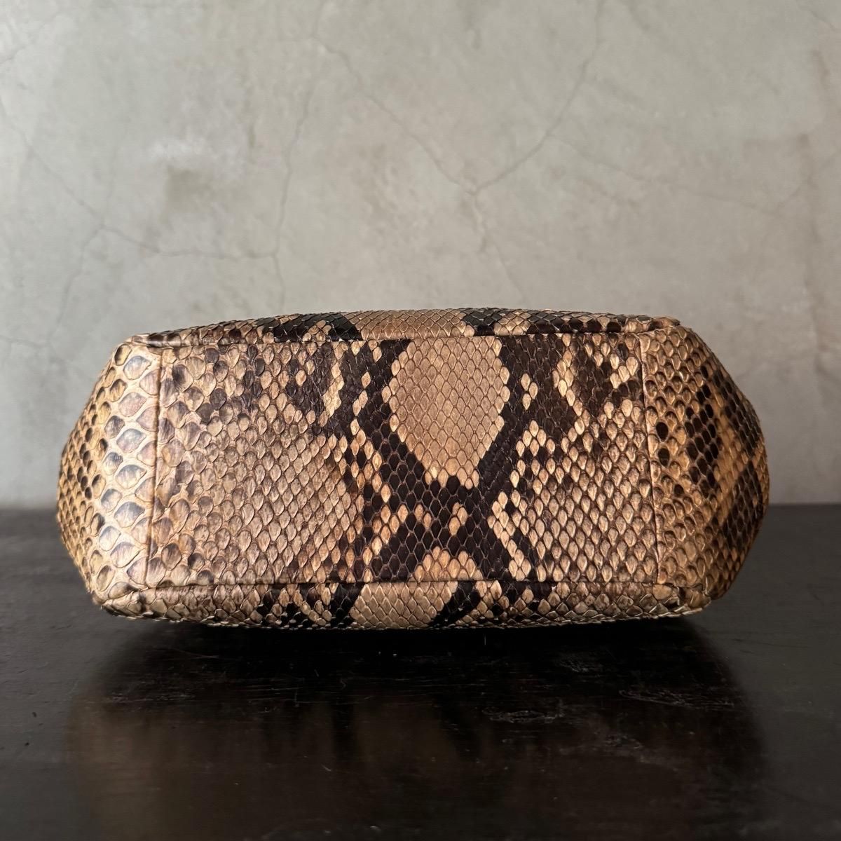 ơ ѥ ХåVintage Python Leather Hand Bag