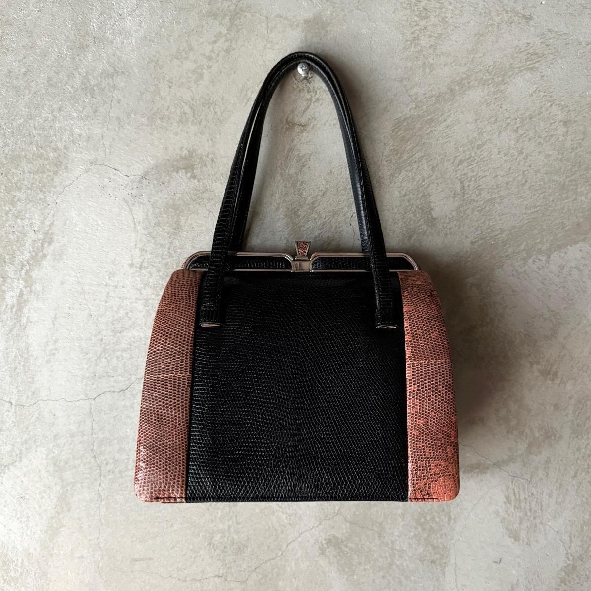 ơ 2ȡ󥫥顼 ꥶɳץХåVintage Lizard Leather Bag