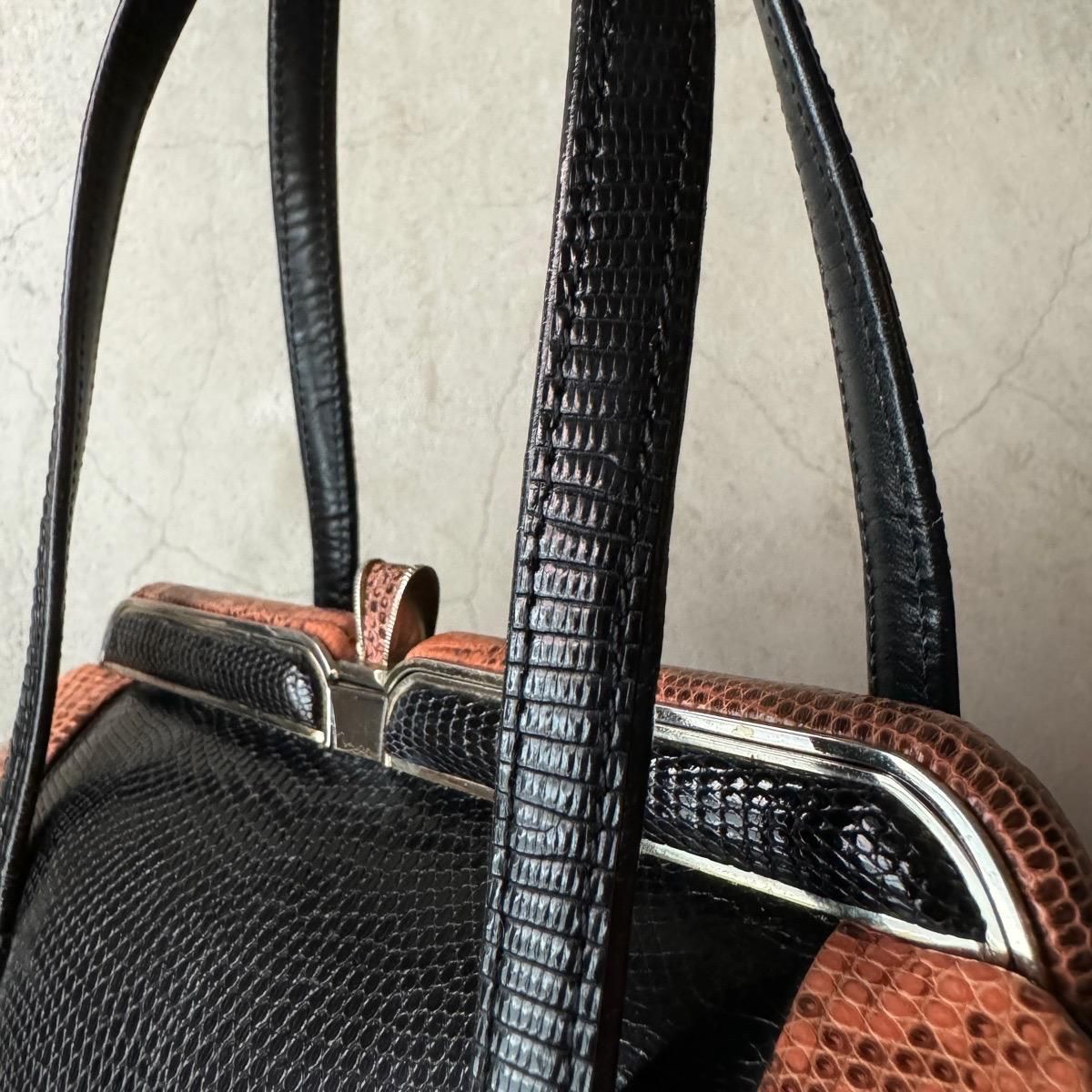 ơ 2ȡ󥫥顼 ꥶɳץХåVintage Lizard Leather Bag