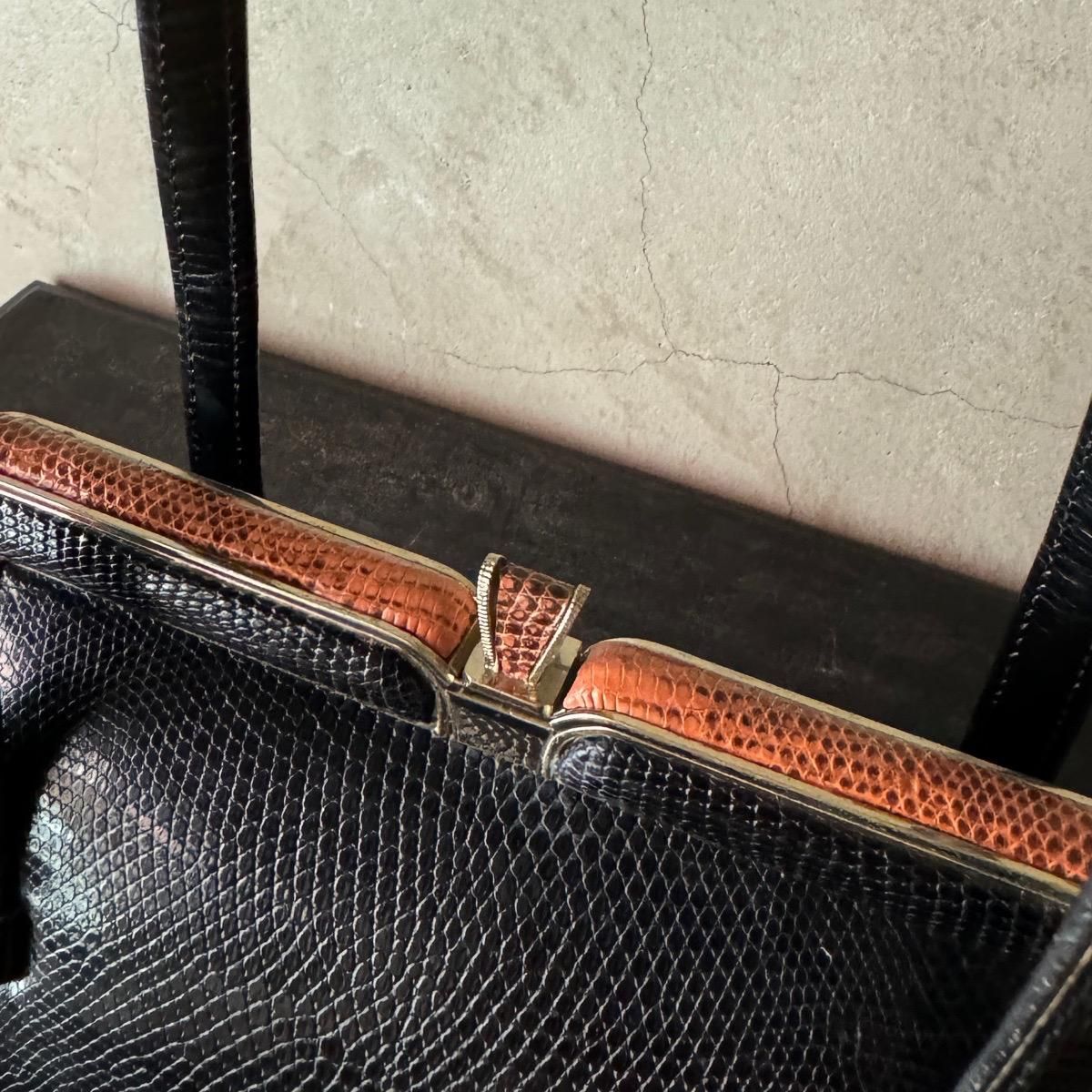 ơ 2ȡ󥫥顼 ꥶɳץХåVintage Lizard Leather Bag