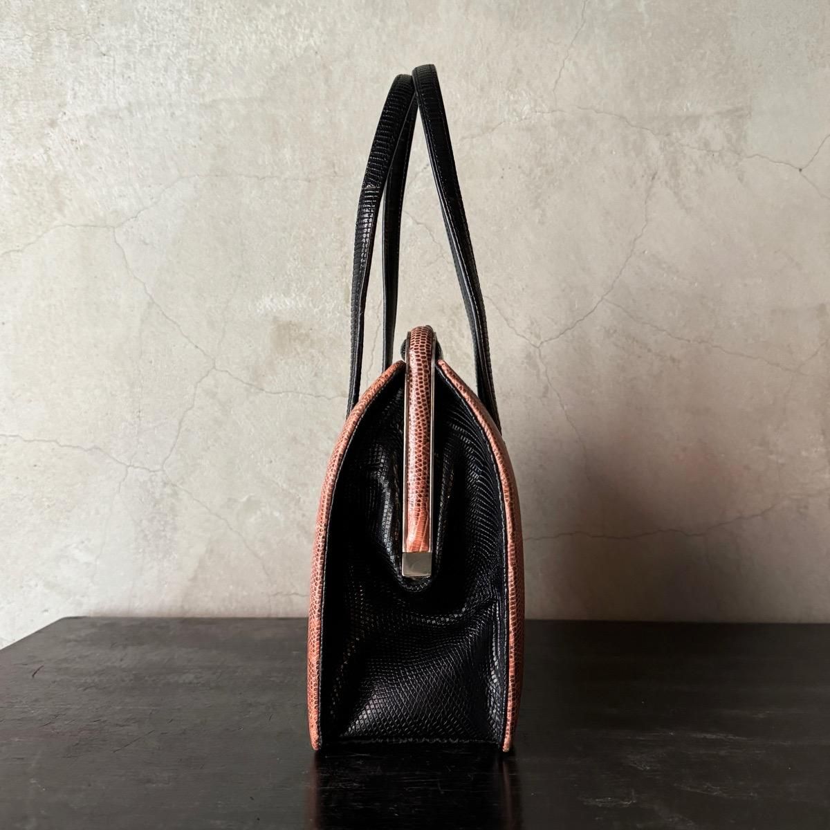 ơ 2ȡ󥫥顼 ꥶɳץХåVintage Lizard Leather Bag