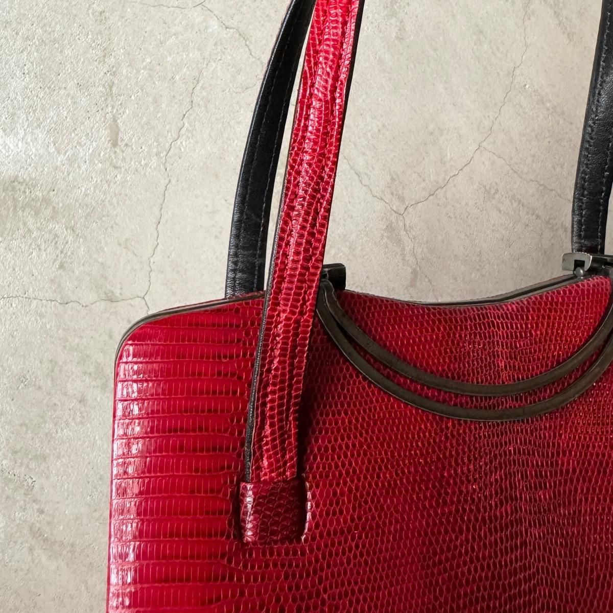 ơ å 󥰥ޡꥶɳץХåVintage Lizard Leather Bag
