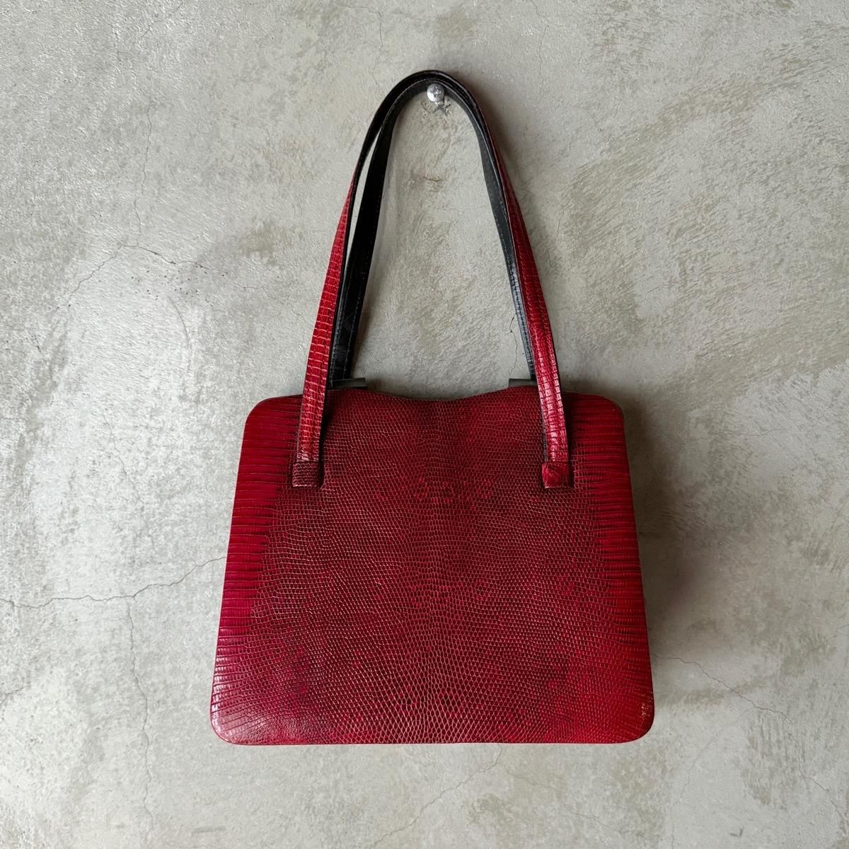ơ å 󥰥ޡꥶɳץХåVintage Lizard Leather Bag