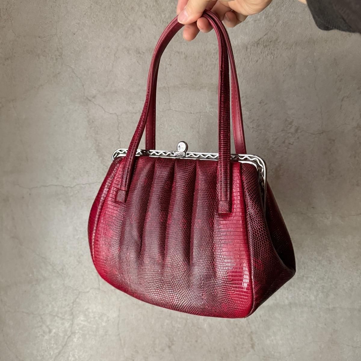ơ ͥåȥå 󥰥ޡꥶɳ ХåVintage Lizard Leather Bag