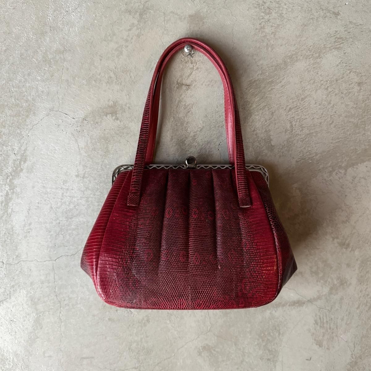 ơ ͥåȥå 󥰥ޡꥶɳ ХåVintage Lizard Leather Bag