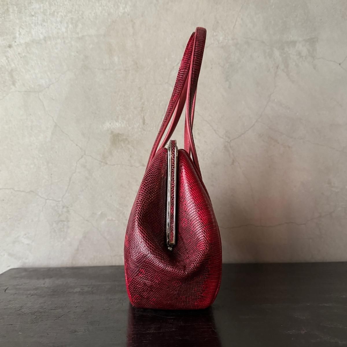 ơ ͥåȥå 󥰥ޡꥶɳ ХåVintage Lizard Leather Bag
