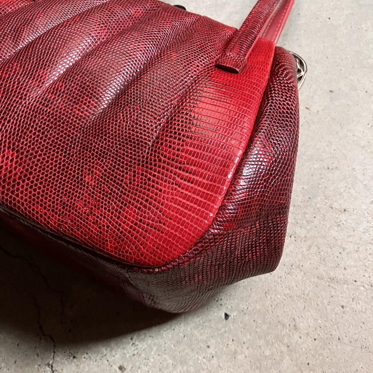 ơ ͥåȥå 󥰥ޡꥶɳ ХåVintage Lizard Leather Bag