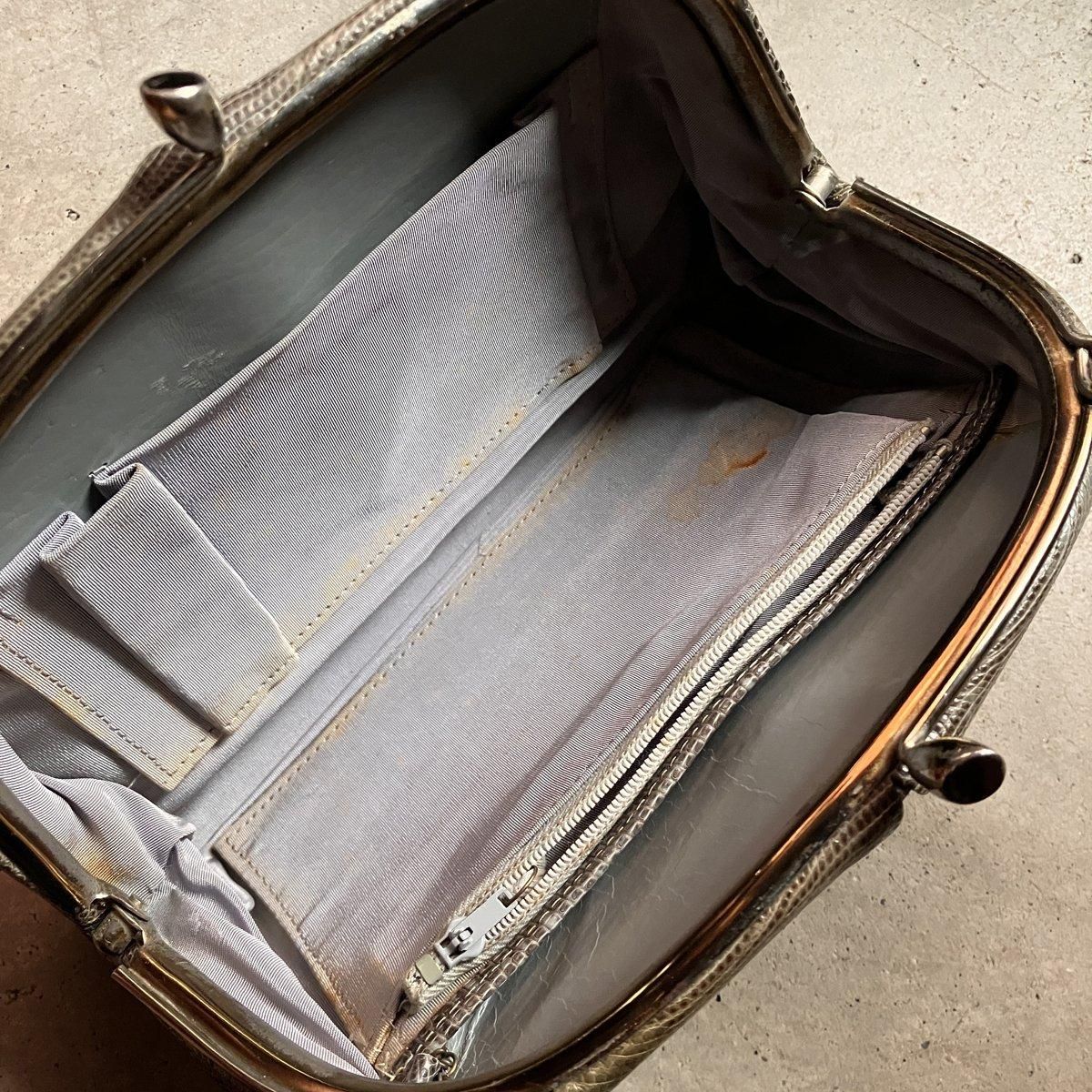 ơ ֥롼졼 󥰥ޡꥶɳץХåVintage Lizard Leather Bag