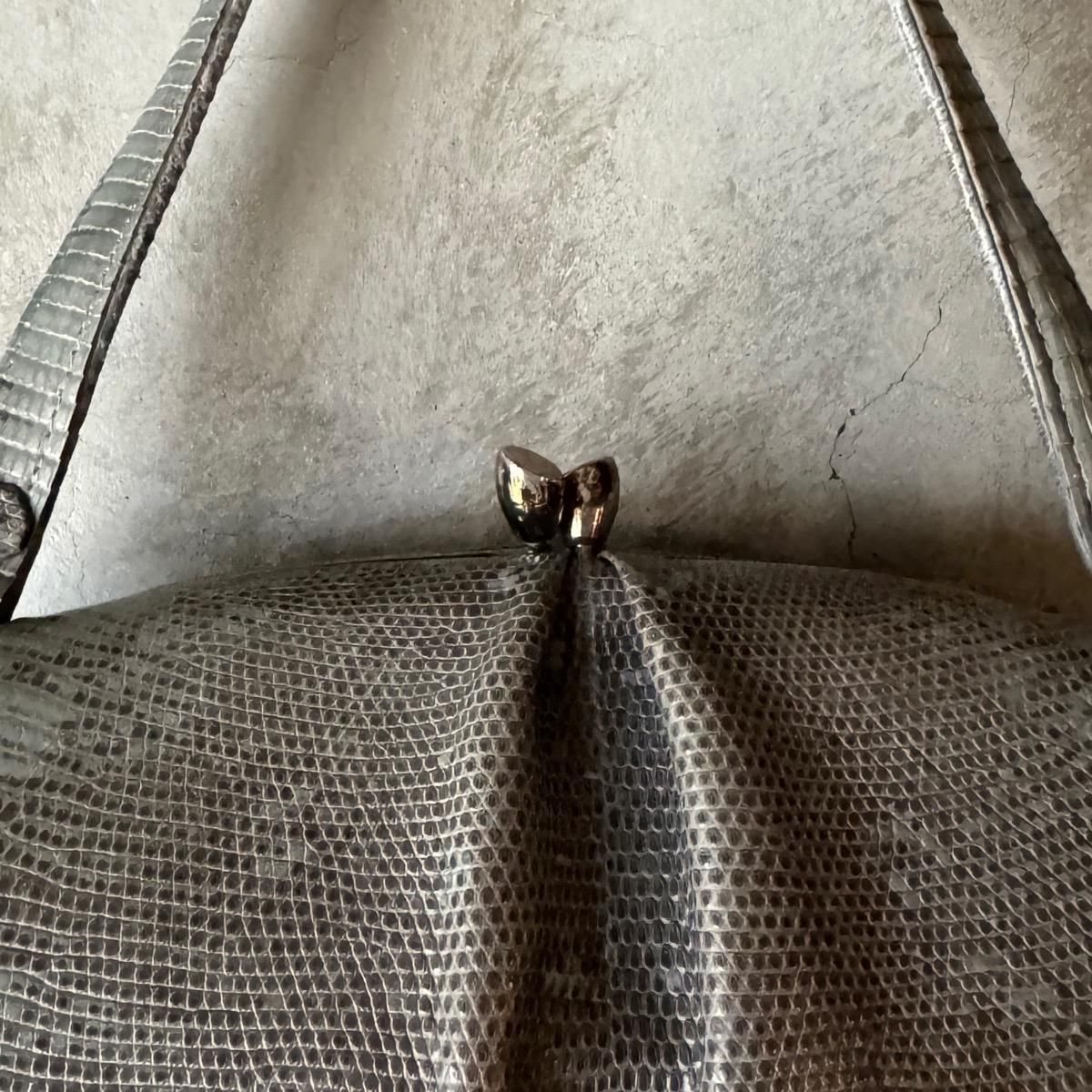 ơ ֥롼졼 󥰥ޡꥶɳץХåVintage Lizard Leather Bag