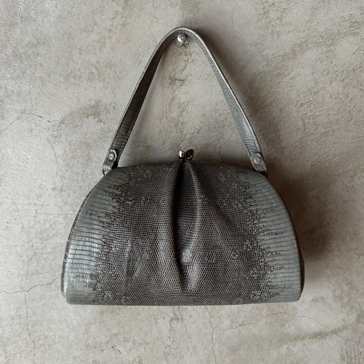 ơ ֥롼졼 󥰥ޡꥶɳץХåVintage Lizard Leather Bag