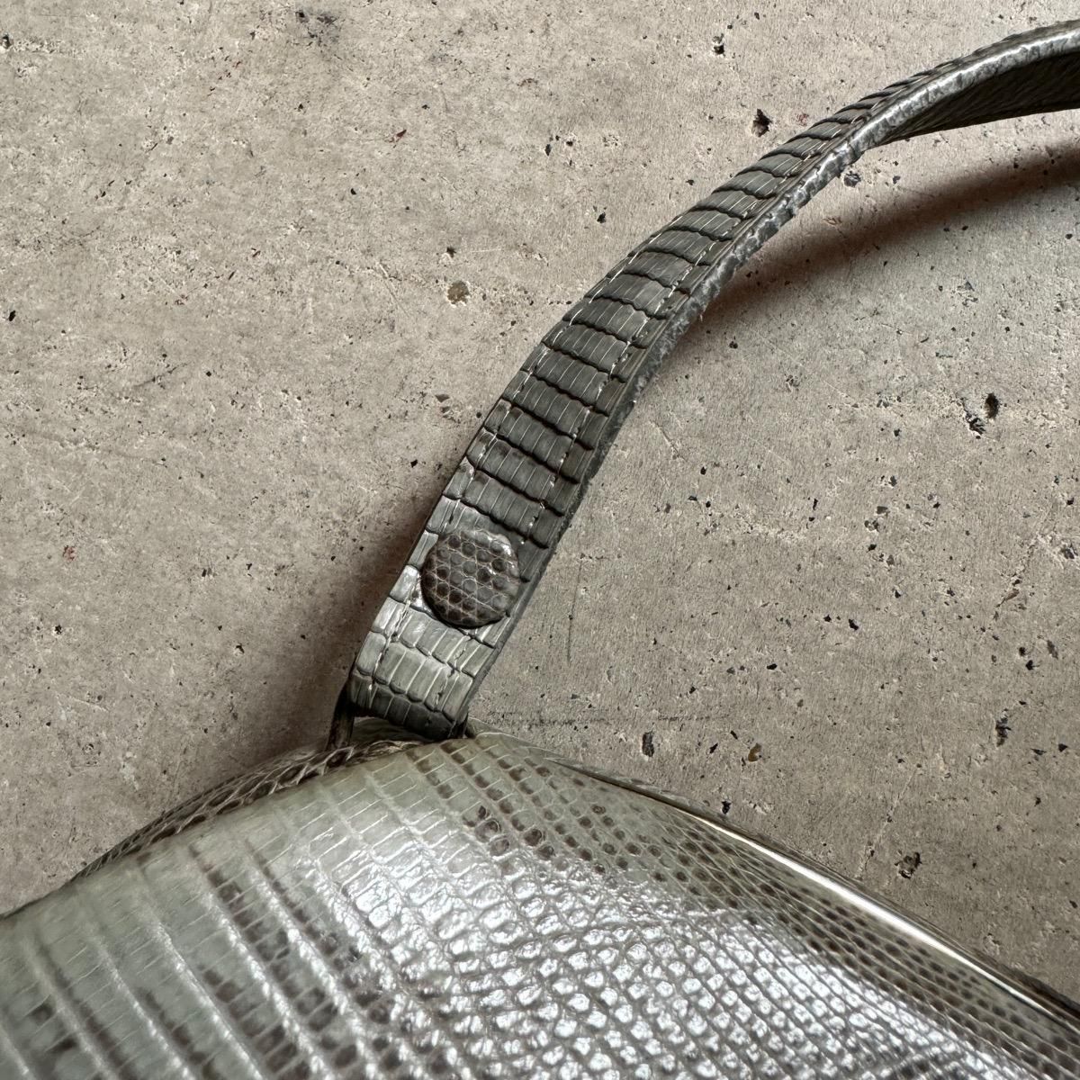 ơ ֥롼졼 󥰥ޡꥶɳץХåVintage Lizard Leather Bag