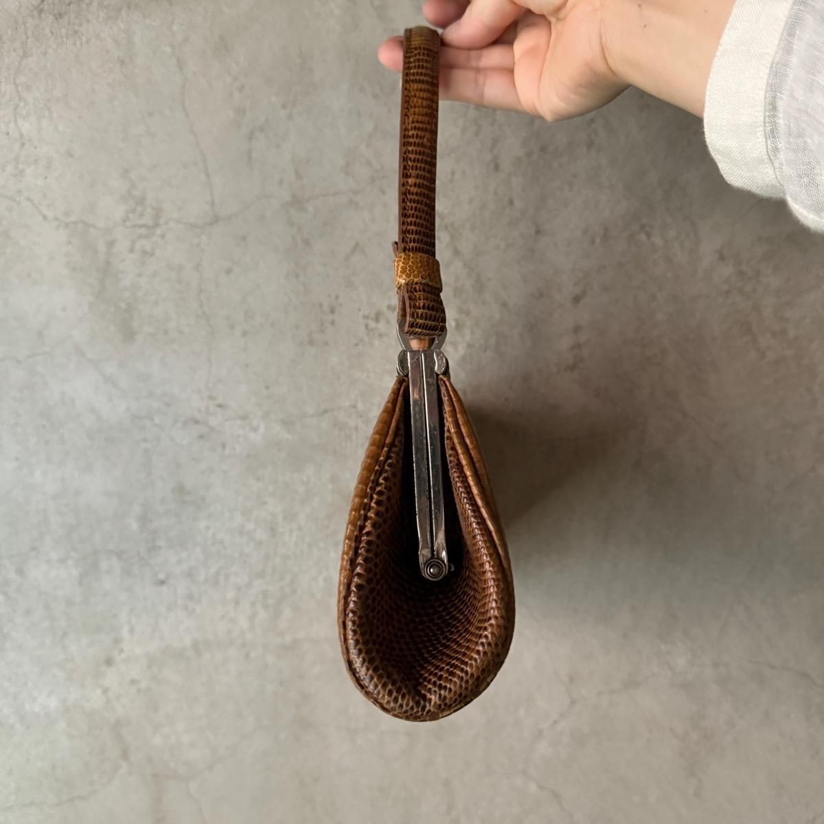 ơ ֥饦 󥰥ޡꥶɳ ХåVintage Lizard Leather Bag