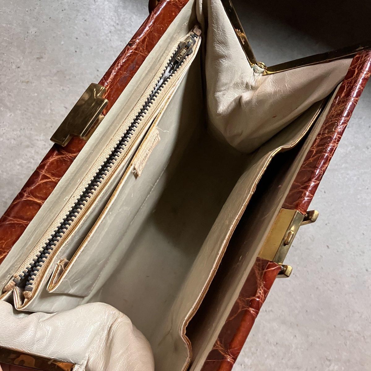 ヴィンテージ クロコダイル ショルダーバッグ(Vintage ヴィンテージ クロコダイル ショルダーバッグ(Vintage