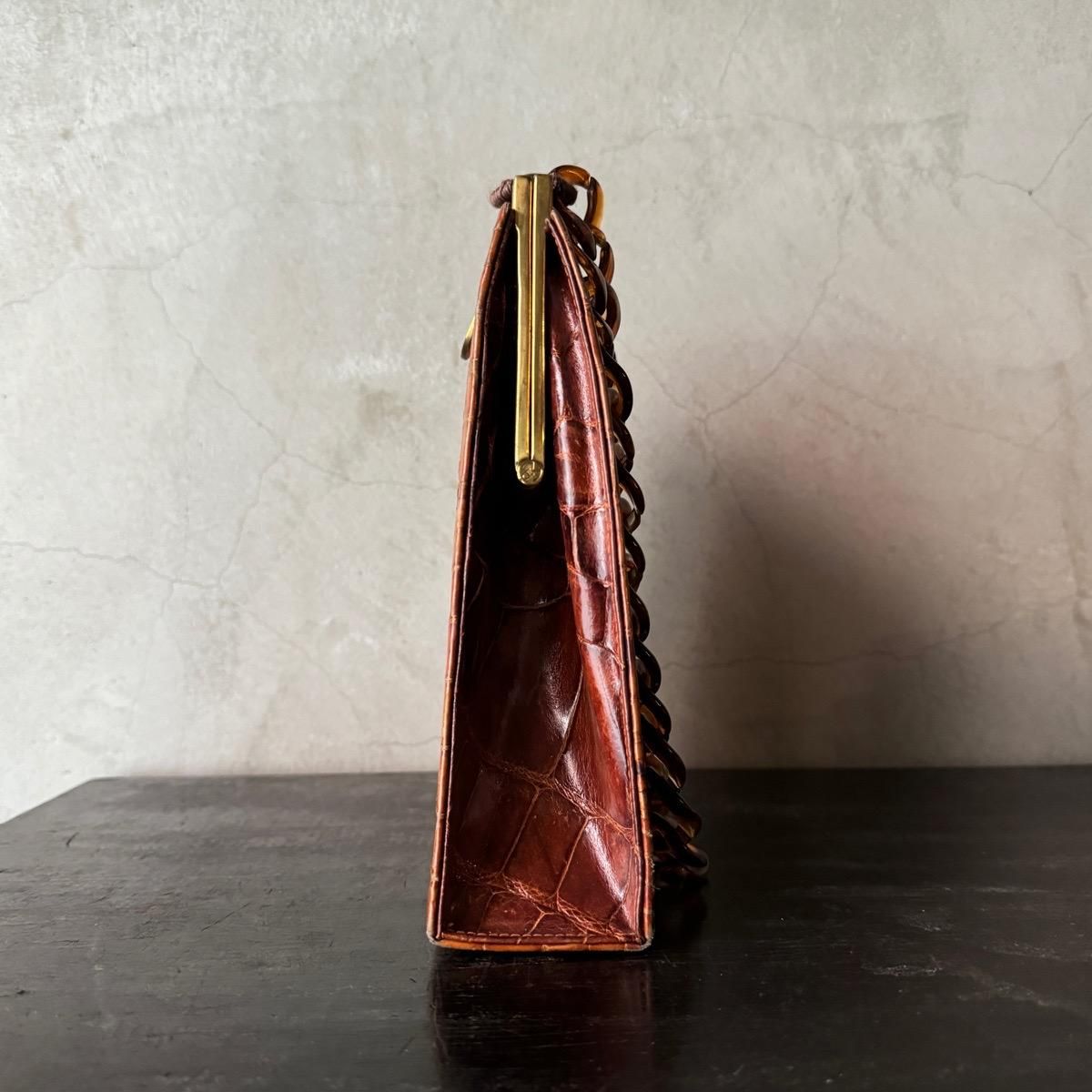 ヴィンテージ クロコダイル ショルダーバッグ(Vintage ヴィンテージ クロコダイル ショルダーバッグ(Vintage