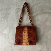 ơ  ХåVintage Crocodile Leather Bag