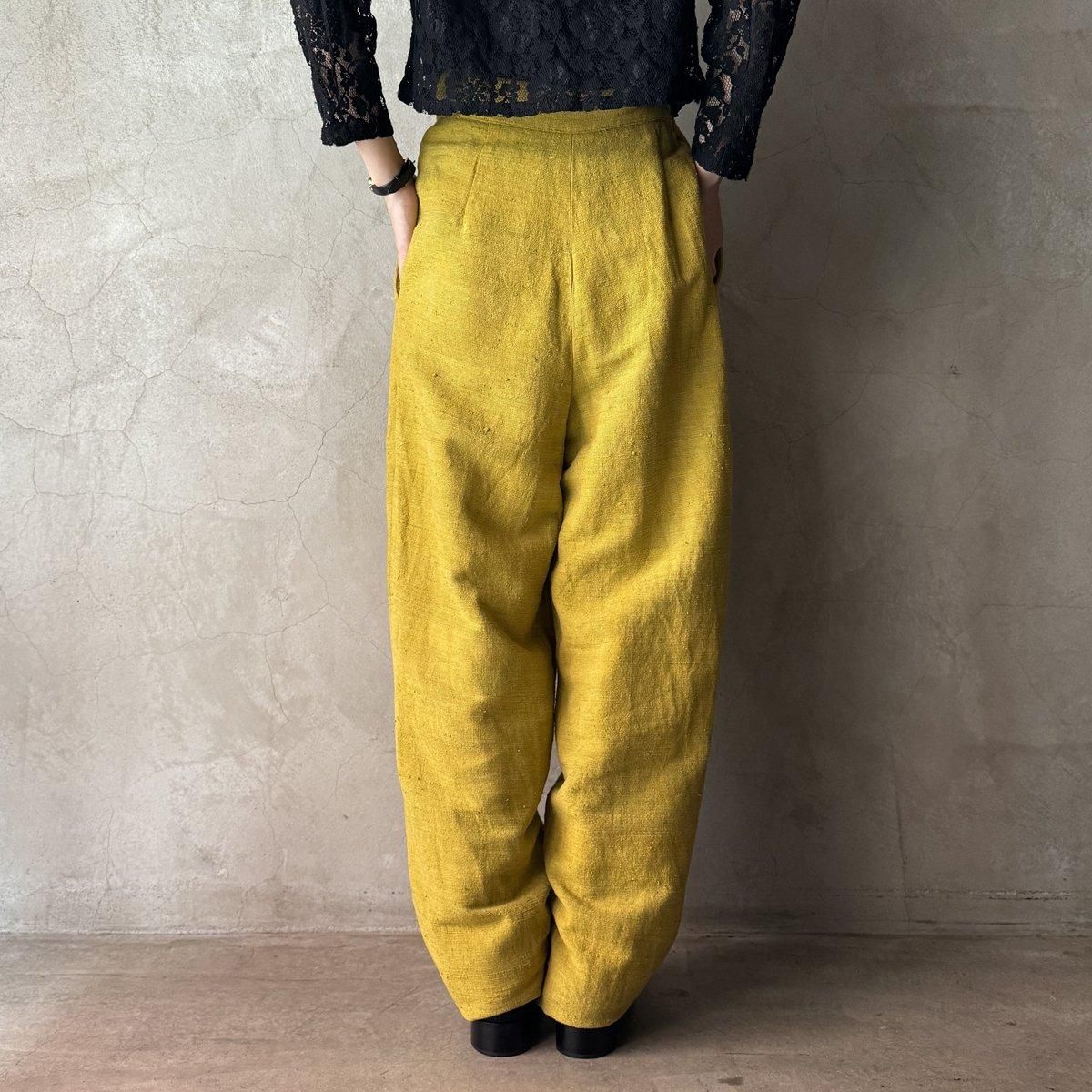 ơ 륯 å ѥġVintage Silk Tuck Pants˥ޥɥ