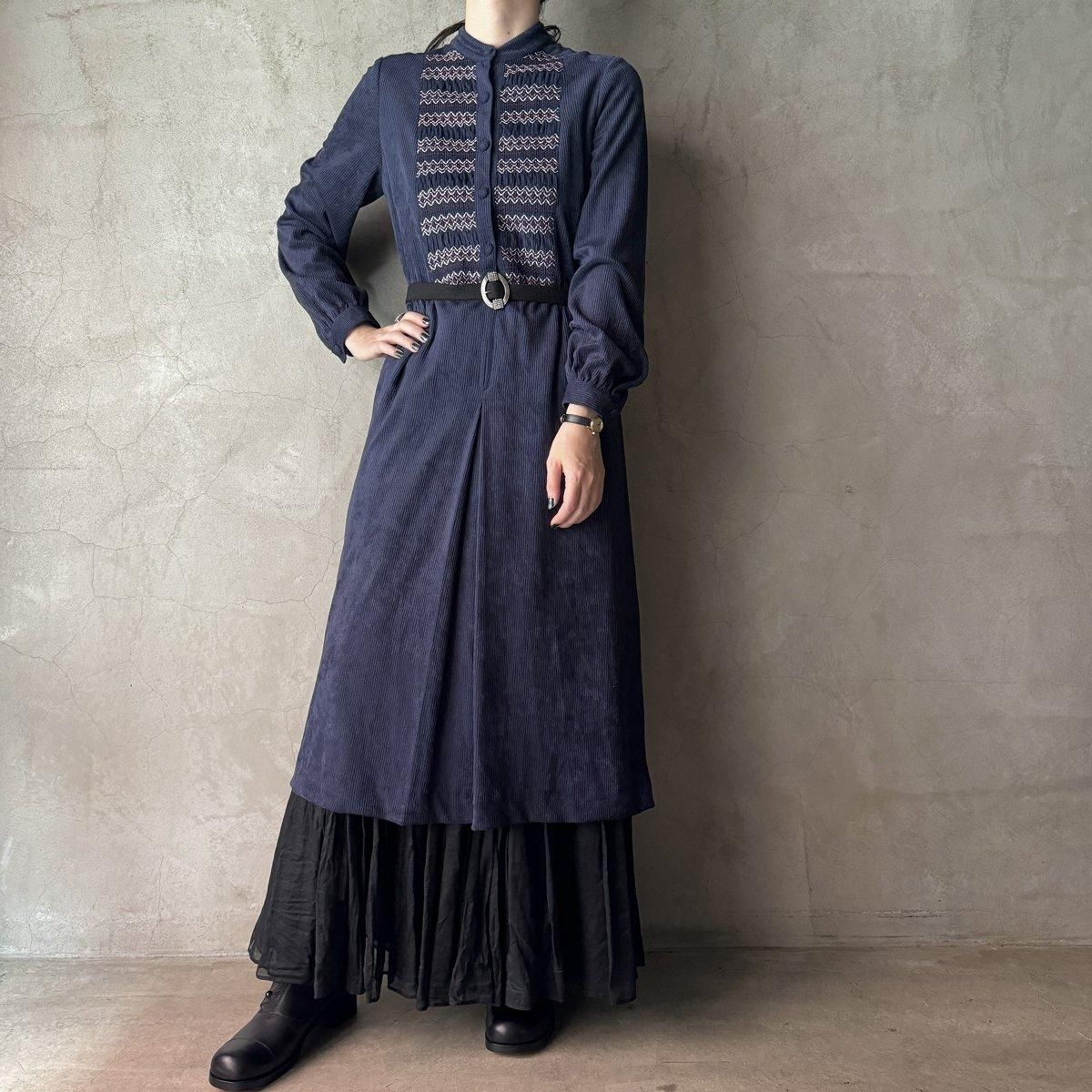 ơ ǥ å󥰻ɽ ɥ쥹Vintage Corduroy Dress