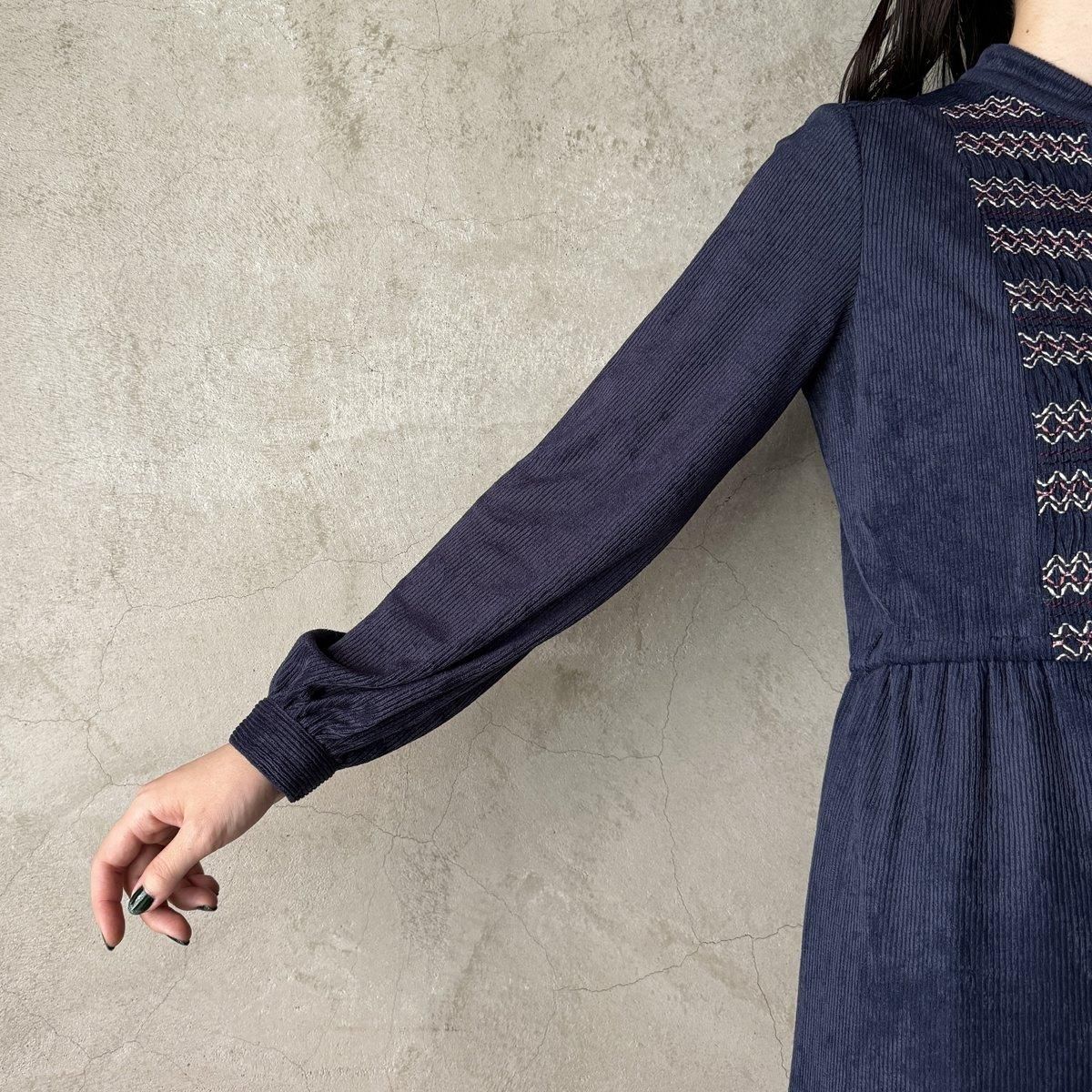 ơ ǥ å󥰻ɽ ɥ쥹Vintage Corduroy Dress